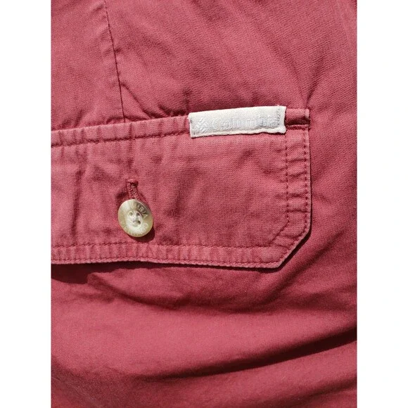 Columbia Women’s Coral Shorts 4" inseam Size 12 Button Zip Closure Spring Summer - Picture 8 of 14